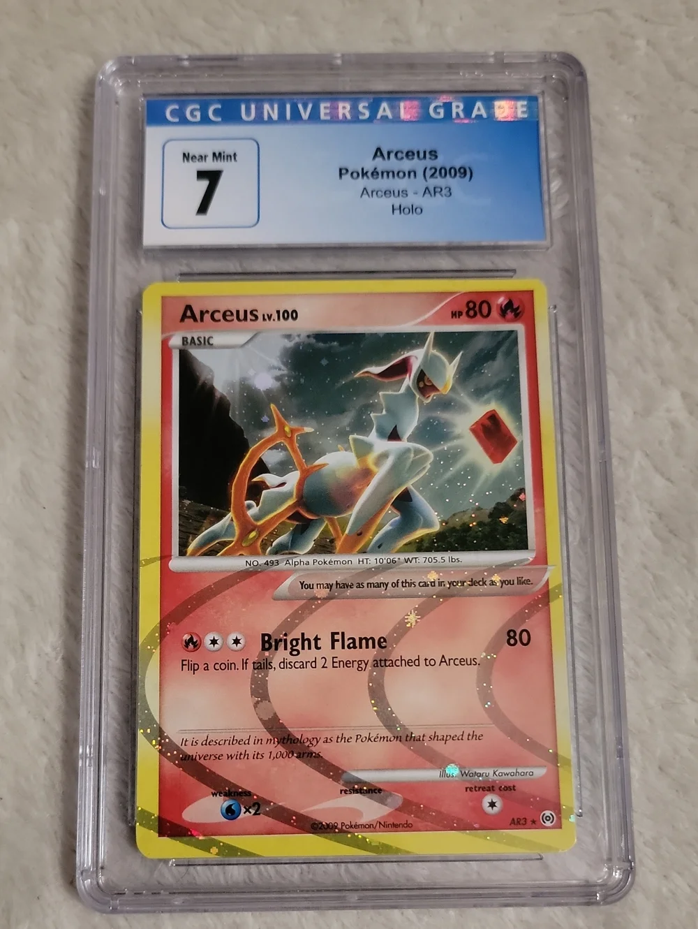 TCG Arceus AR3 Holo Rare Pokémon Card